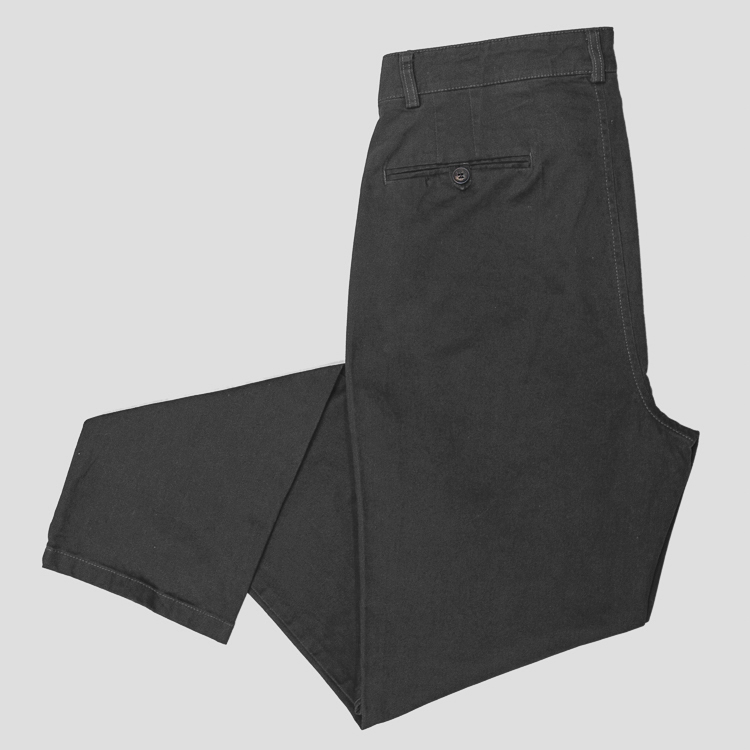 Pantalón gris con diseño liso marca Emporium casual clásico | 126048