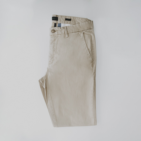 Pantalón beige liso marca Carven Slim | 119534