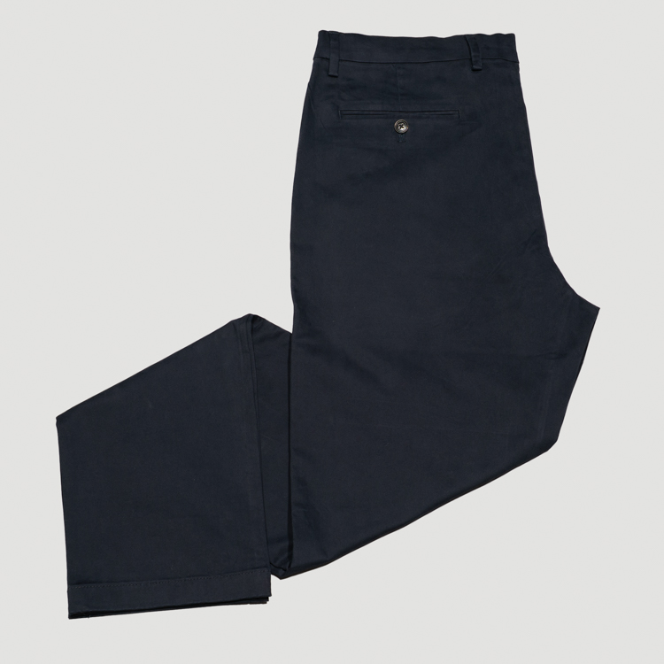 pantalon casual azul marino estructura plana marca perry ellis cl sico 166930 AZUL MA
