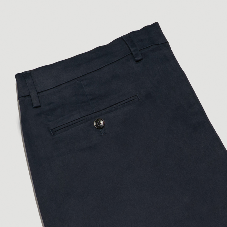 pantalon casual azul marino estructura plana marca perry ellis cl sico 166930 AZUL MA