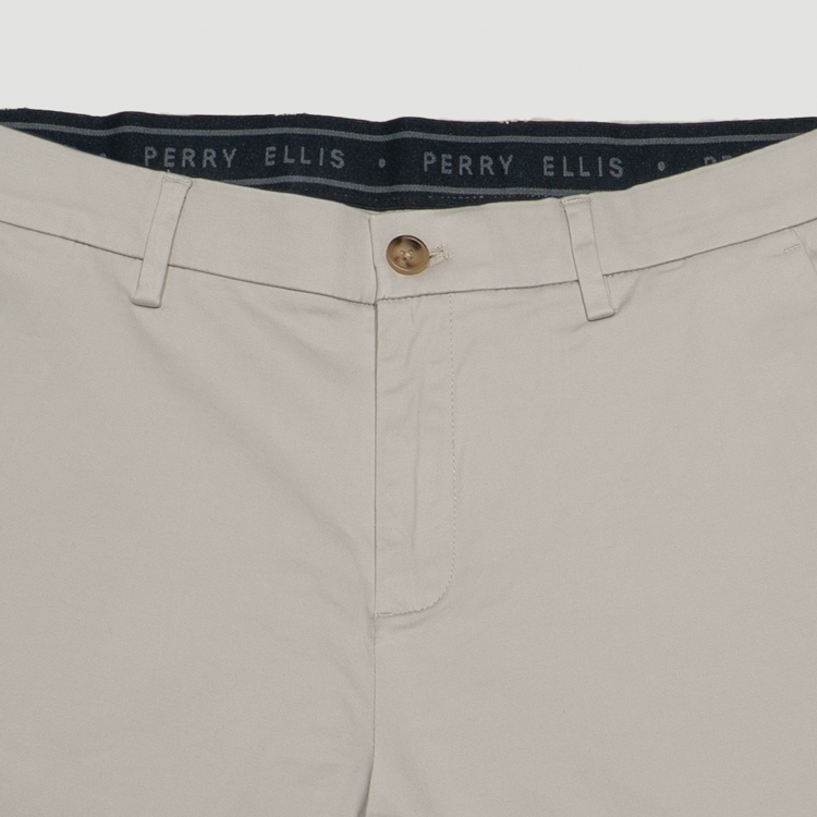 pantalon casual gris estructura plana marca perry ellis cl sico 166924 GRIS