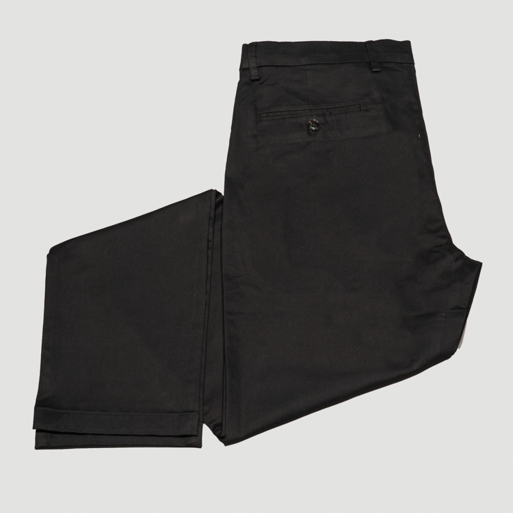 pantalon casual negro estructura plana marca perry ellis cl sico 166934 NEGRO