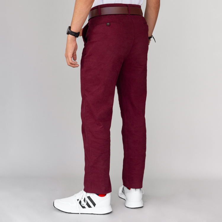 pantalon corinto estructura plana lisa marca business casual slim 144395 CORINTO 2