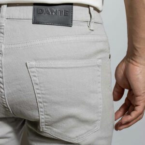 pantalon gris estructura labrada marca dante slim 156587 300739 1