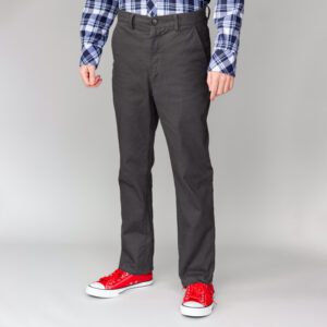 pantalon gris estructura plana lisa marca business casual slim 144401 216837 1