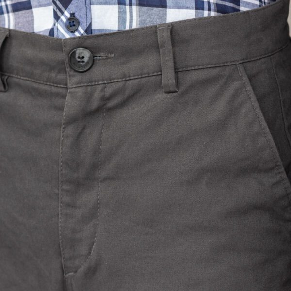 pantalon gris estructura plana lisa marca business casual slim 144401 216837 2