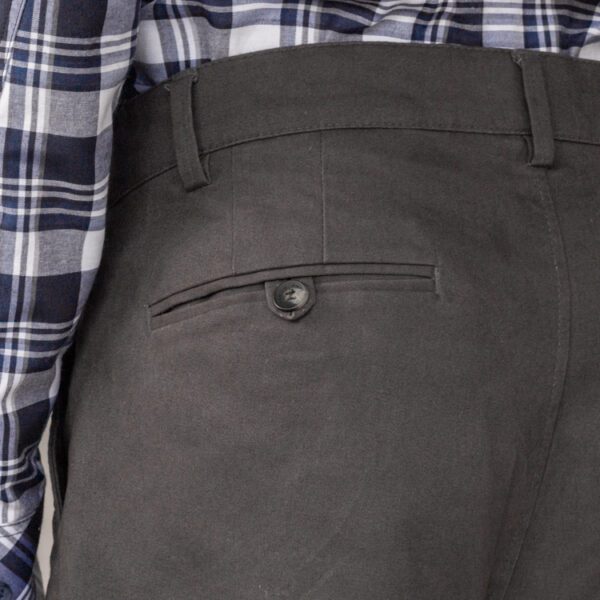 pantalon gris estructura plana lisa marca business casual slim 144401 216837 4