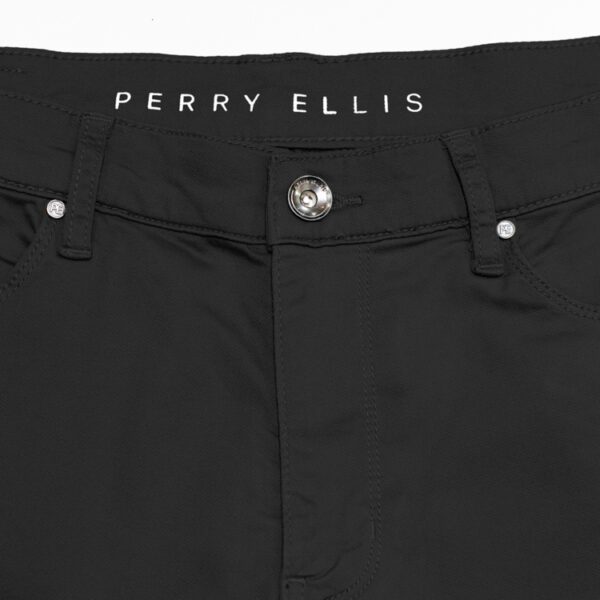 pantalon negro diseno five pocket marca perry ellis slim 146973 NEGRO 4