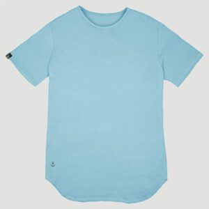playera celeste estilo drop cut performance marca ancora slim 129757 199988 1