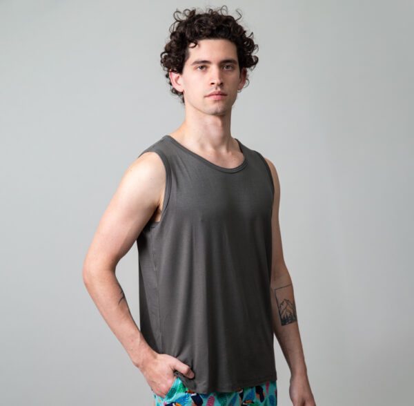 playera gris oxf estructura plana marca ancora slim 149819 GRIS OXF 1