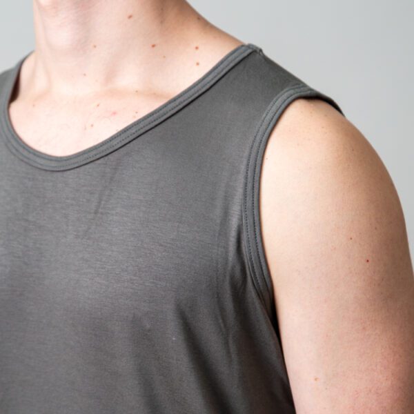 playera gris oxf estructura plana marca ancora slim 149819 GRIS OXF 2
