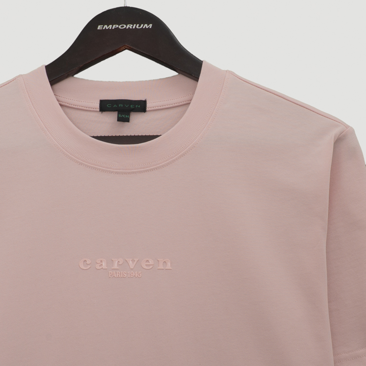 playera rosado estructura plana marca carven slim 163965 ROSADO