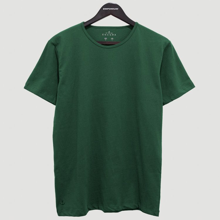 Playera verde estilo New Regular marca Ancora slim | 135452