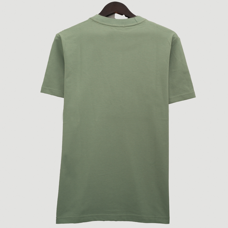 playera verde estructura labrada marca carven slim 167190 VERDE