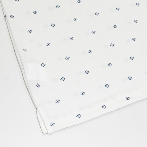 polo blanca diseno de mini rombos marca business casual cl sico 142542 207720 4