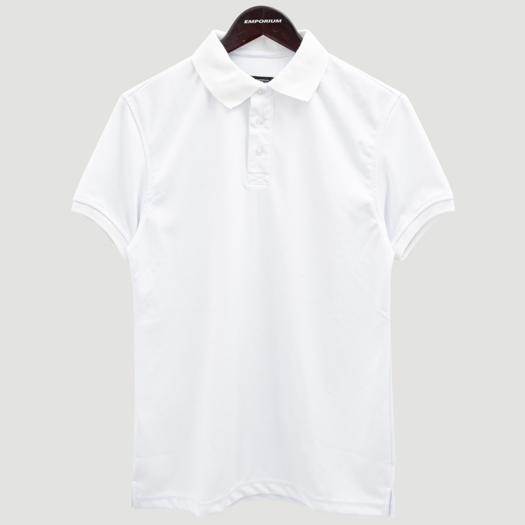 polo blanca estructura labrada marca bcasual cl sico 146368 BLANCO 1