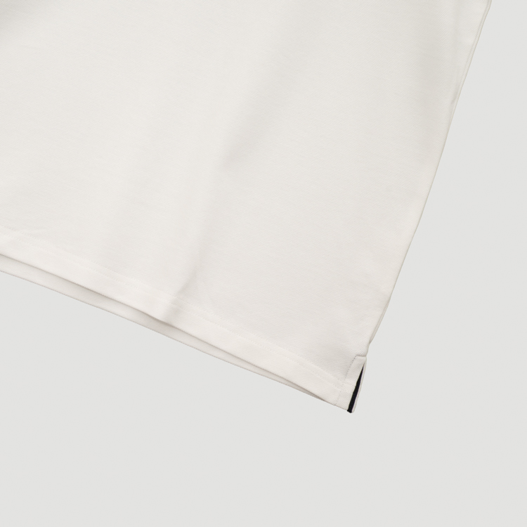 polo blanco estructura plana marca carven slim 167180 BLANCO