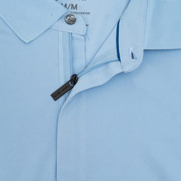 polo celeste estructura labrada marca perry ellis slim 154403 293686 3