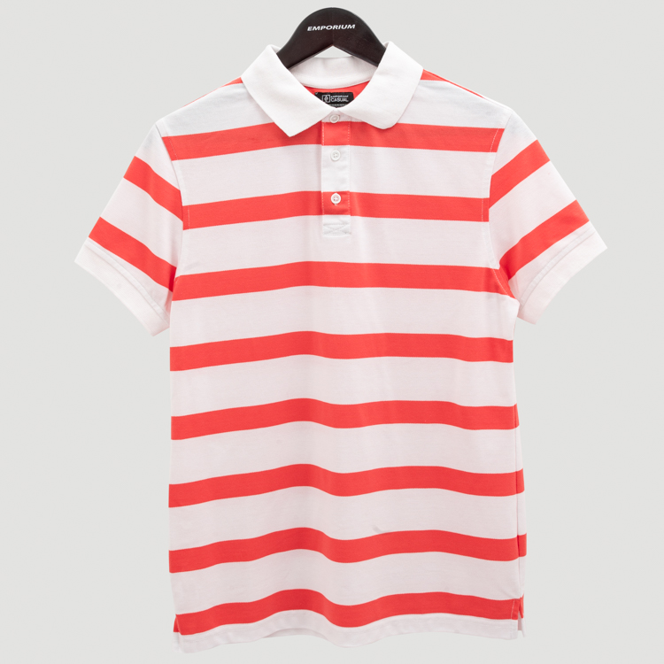 polo coral estructura labrada marca bcasual cl sico 147838 CORAL 1