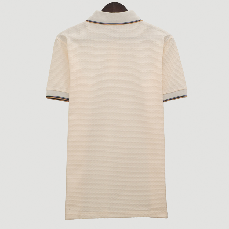 polo crema estructura labrada marca carven slim 167165 CREMA