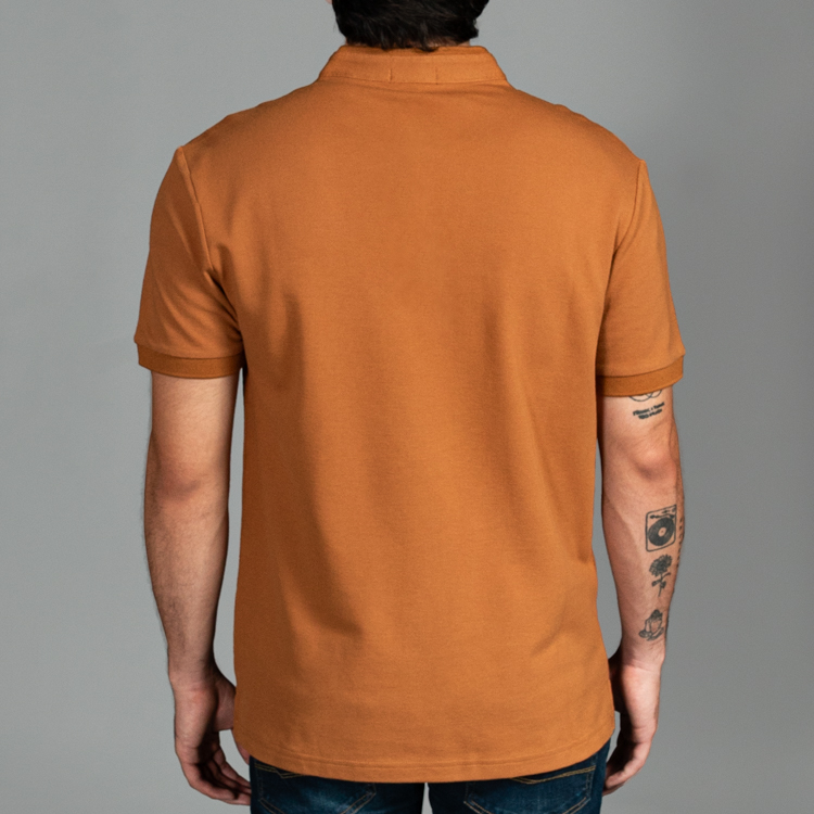 polo khaki estructura labrada marca carven slim 157530 KHAKI 3