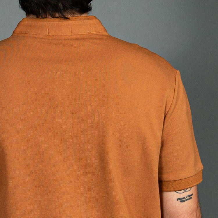 polo khaki estructura labrada marca carven slim 157530 KHAKI 4
