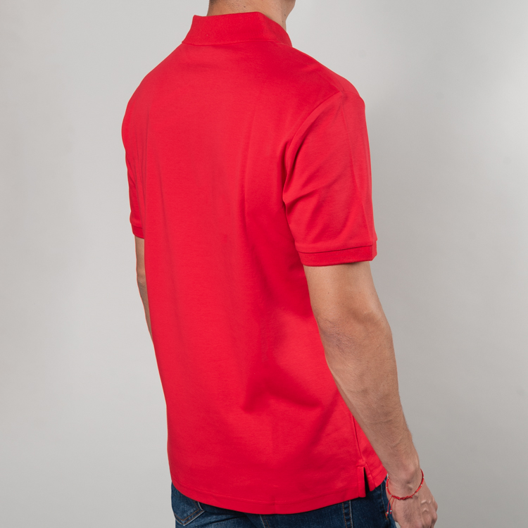 polo roja estructura plana marca carven slim 150871 ROJO 4