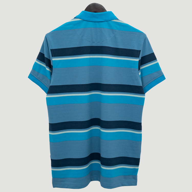 polo turquesa diseno lineal marca bcasual cl sico 147831 TURQUESA 3