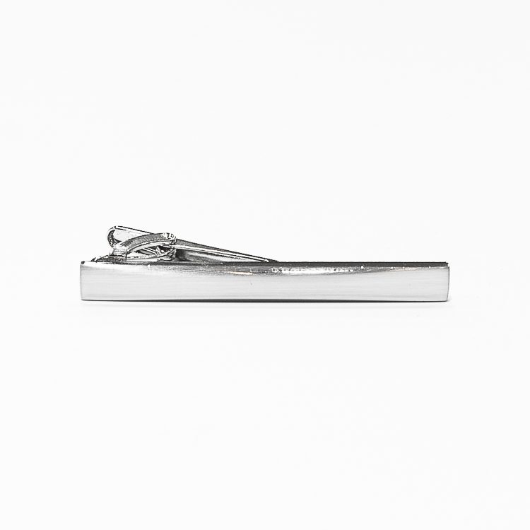 Prensacorbata gris estilo rectangular liso marca Emporium Clásico | 130405