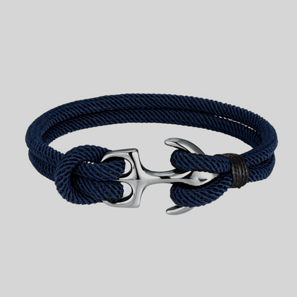 pulsera azul estilo ancla marina marca calak cl sico 142200 AZUL 1