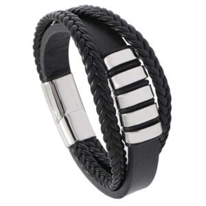 pulsera negra estilo york marca calak cl sico 143032 318775 1