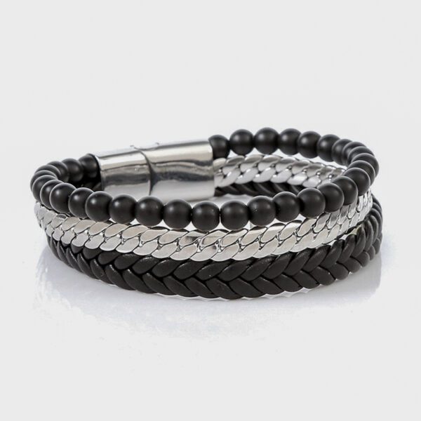 pulsera negro estilo gebo marca calak cl sico 145582 NEGRO 1