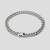 pulsera plateada estilo americana marca calak cl sico 150315 PLATEADO 1