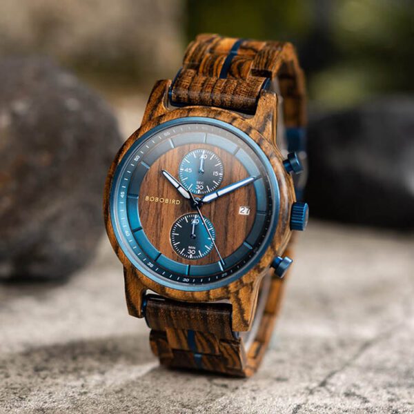 reloj azul estilo classic cronograph 1 marca watch more cl sico 154732 290200 2