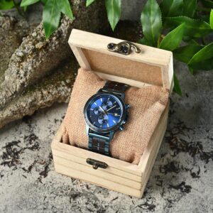 reloj azul estilo classic cronograph el marca watch more cl sico 154733 290199 1