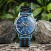 reloj azul estilo classic cronograph el marca watch more cl sico 154733 AZUL 2
