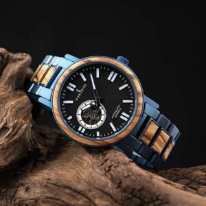reloj azul estilo pico zebrawood sky marca watch more cl sico 154736 290196 1