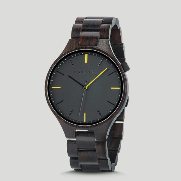 reloj caf estilo gentleman wood marca watch more cl sico 149715 248536 2