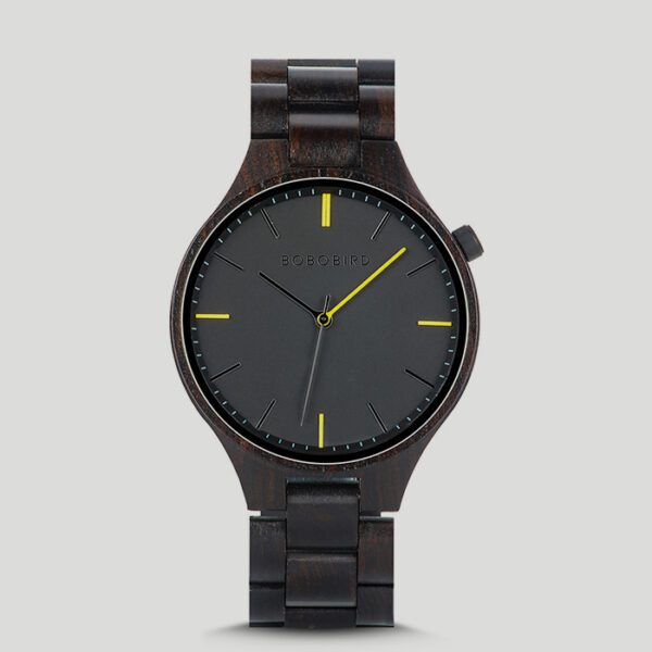 reloj caf estilo gentleman wood marca watch more cl sico 149715 268164 3