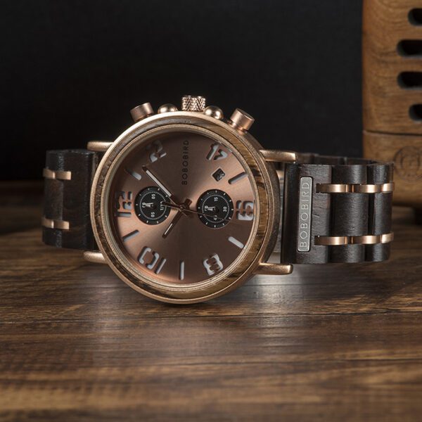 reloj dorados de madera marca watch more cl sico 149714 268165 2