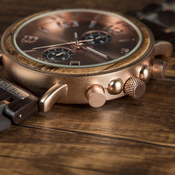 reloj dorados de madera marca watch more cl sico 149714 268165 4