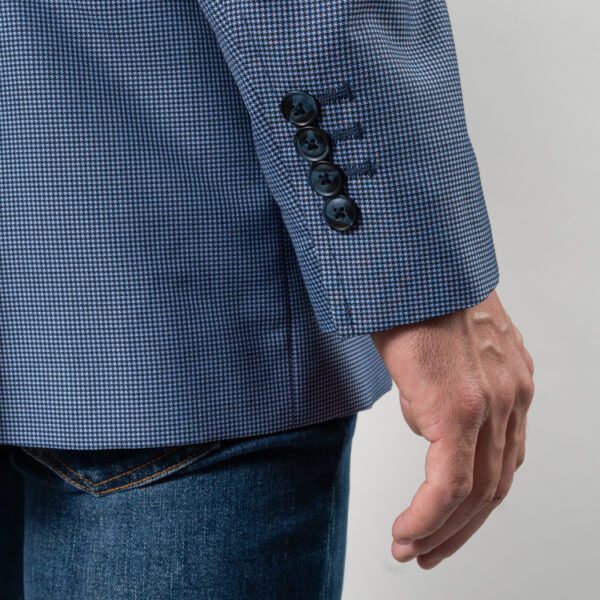 saco azul estructura labrada marca bcasual cl sico 150694 AZUL 4