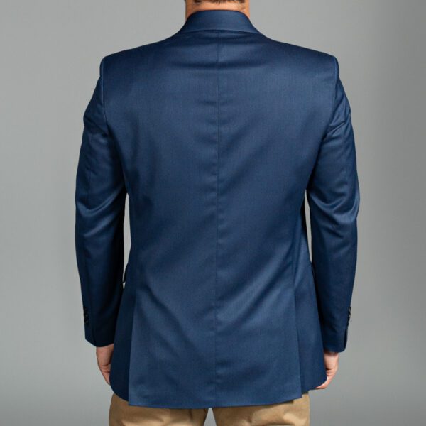 saco azul estructura labrada marca smart cl sico 156397 AZUL 3