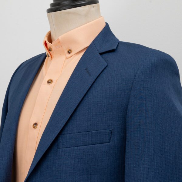 saco azul estructura labrada marca smart slim 148964 AZUL 2