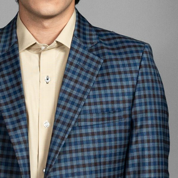 saco azul estructura plana marca bcasual cl sico 155287 AZUL 2