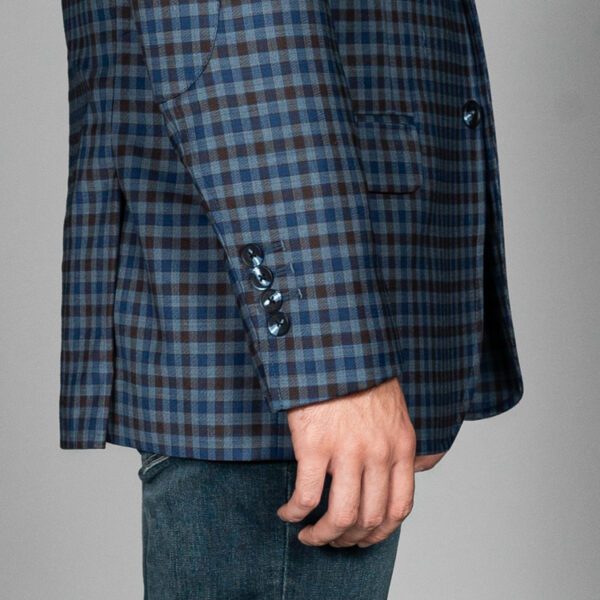 saco azul estructura plana marca bcasual cl sico 155287 AZUL 4