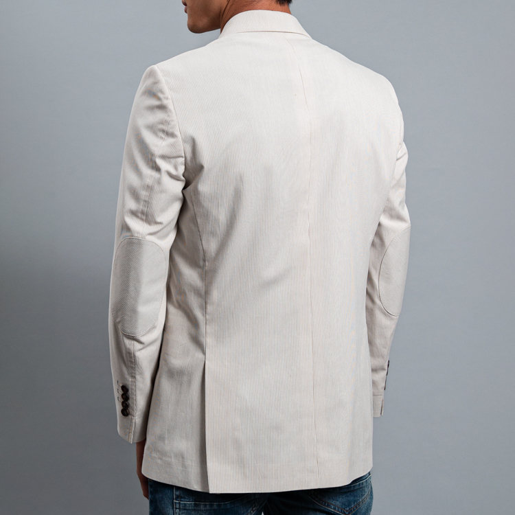 saco beige estructura labrada marca business casual cl sico 160220 BEIGE 4