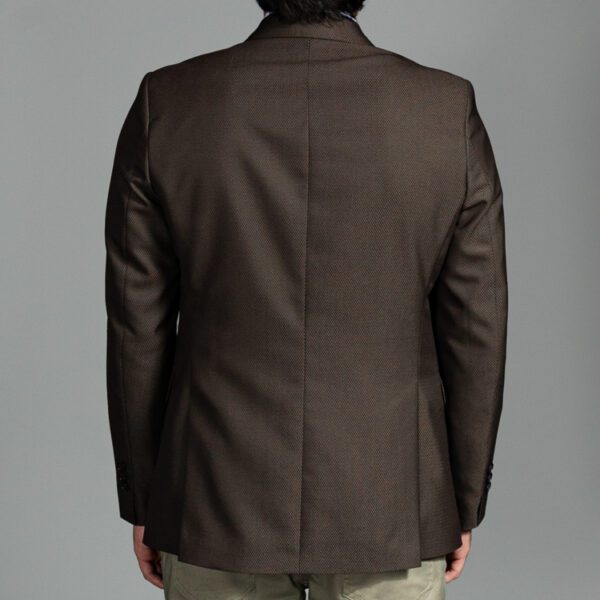 saco caf estructura labrada marca smart slim 156367 CAFE 3