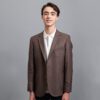 saco cocoa estructura labrada marca bcasual slim 153113 COCOA 1