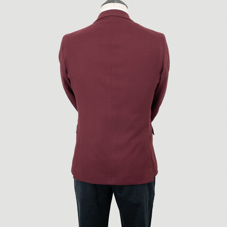 saco corinto estructura labrada marca bcasual slim 154869 326140 3